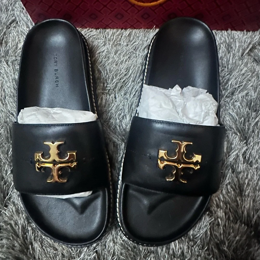 Tory Burch Everly Anatomical Lug Paris Nappa Nappa - Picture 2 of 7
